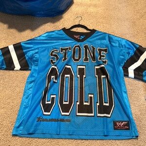 WWE Stone Cold Blue Jersey